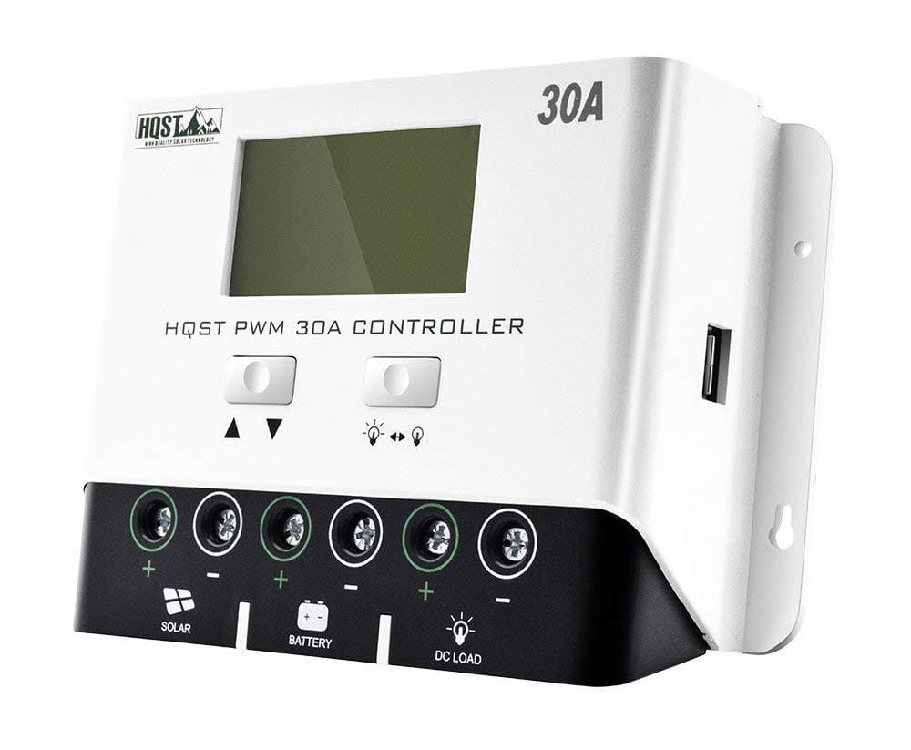 HQST 30 A PWM Negative-Ground Solar Charge Controller