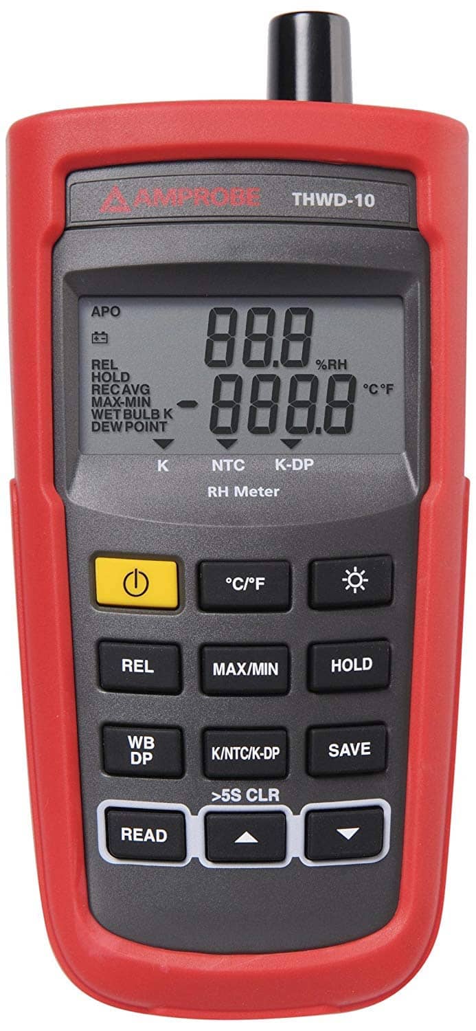 Amprobe THWD-10 Temperature and Relative Humidity Meter