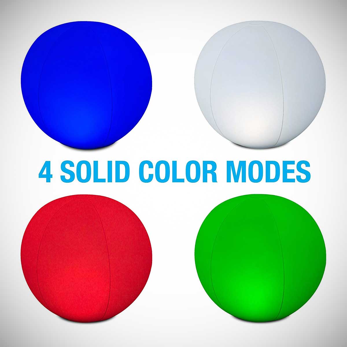 12" Color-Changing Floatable Solar LED Ball