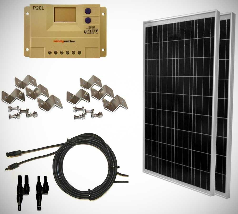 WindyNation 200W Solar Off-Grid Kit