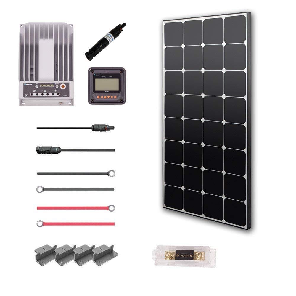 Renogy 100W Eclipse Solar RV Kit w/ MPPT Charge Controller
