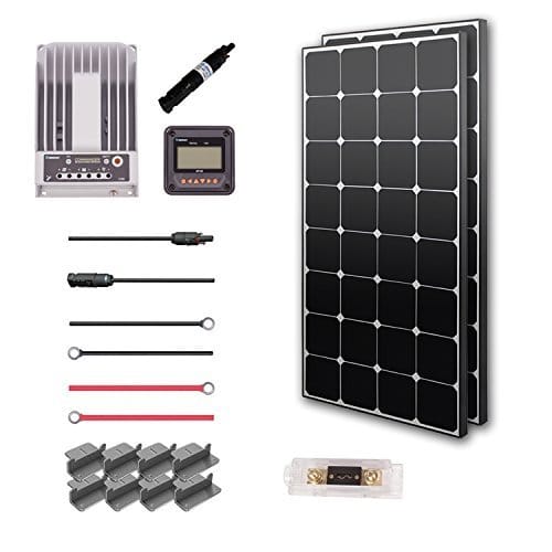 Renogy 200W Eclipse 12V Premium Solar Kit w/ 40A MPPT Charge Controller